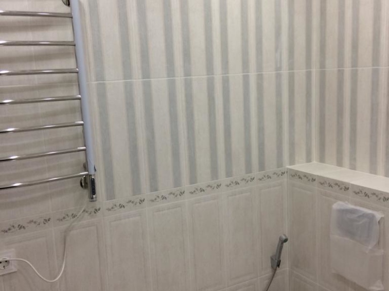 Ремонт ванной комнаты, в белых тонах